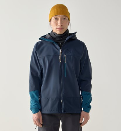 Haglöfs ROC Sight Softshell II Jacket Men Tarn Blue/Deep Teal - Herren - XXL