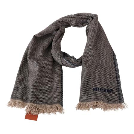Missoni Scarf , Bruin , Heren , Maat: ONE Size Sjaals