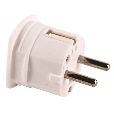 EL Støpsel 16/2+J m/sideinnføring hvit