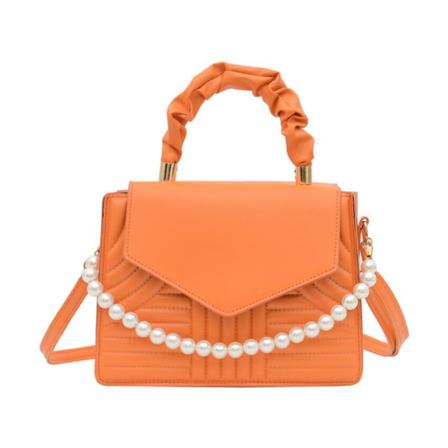 Vintage Personality Pearl Handväska (orange)