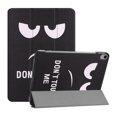 iPad Pro 11 inch (2018) syntetläder skyddsfodral med fotstöd och bildmotiv - Do Not Touch Me