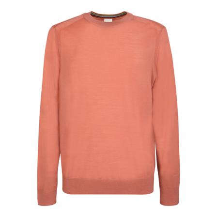 PS By Paul Smith, Fine-knit pullover Różowy, Mężczyzna, Rozmiar: S