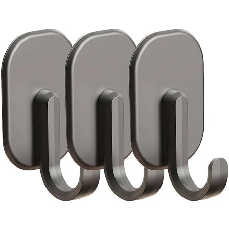 Magnetiske kroge, 13,6 kg magnetiske kroge, robuste, stærke, neodym drejelig magnetisk krog til ophængning, magneter med krog til køleskab, grill, 3 