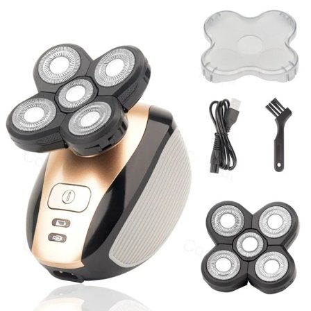 Skallet hode hår barbermaskin elektrisk barbermaskin for menn oppladbar elektrisk herre barbermaskin kropp hår trimmer