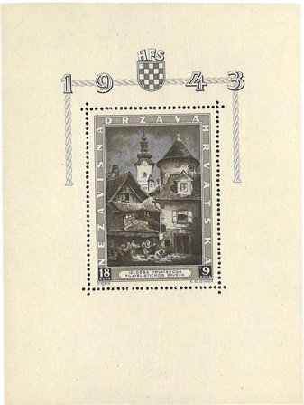 Kroatien 1943 - MICHEL Blok 6 - Miniark - Postfrisk