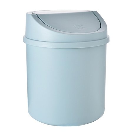 Mini Desktop Bin Liten papperskorg BLÅ