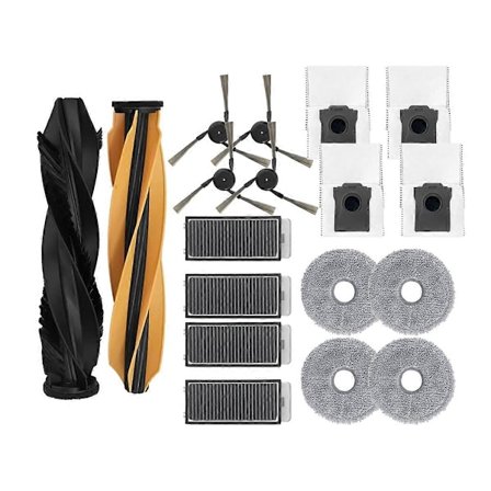For Dreame X50 Ultra Tilbehør Hovedbørste Sidebørste Hepa Filter Moppeklut Støvpose Reservedeler