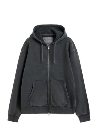 Bt Zip Hoodie Black Brixtol Textiles