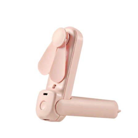 Sammenleggbar teleskopisk manuell bærbar liten vifte luftkjøler