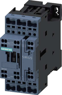 Siemens 3RT2028-2NB30 Kontaktor 1 Lukket + 1 Åpen/1 Lukket, 21-28 V, AC/DC 18,5 kW, 50 A/38 A, Elfordeling & strømforsyning