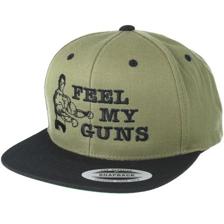 Berzerk - Grön snapback Keps - Feel My Guns Olive Snapback @ Hatstore