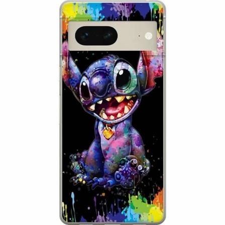 Google Pixel 7 Genomskinligt Skal Lilo And Stitch