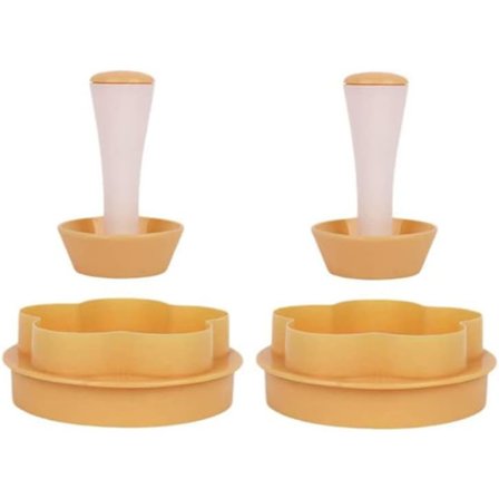 Tærteformforme, Dejpresser-sæt til tærter, Frugttærte Maker Blomst/Cirkel Småkager Kiks Udskærer Bageværktøj kompatibelt med Cupcake Muffin, Pecan Pi