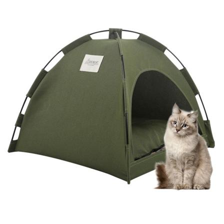 Aftagelig, skridsikker blød pude Nest Pet Tent Bed Cave, vaskbar S: 35*35*30cm CDQ