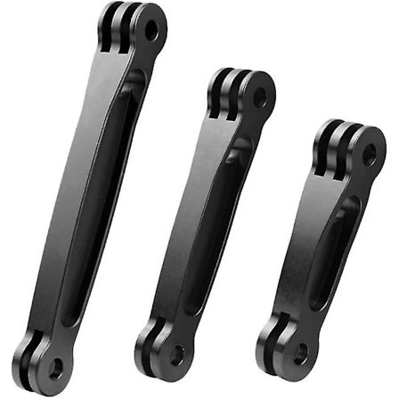 Forlængerarm i aluminium til Gopro Max Hero 8 Yi Sjcam Eken, sportskameraer, fotografering, forbindelsesbeslagadapter, kameratilbehør - WELLNGS