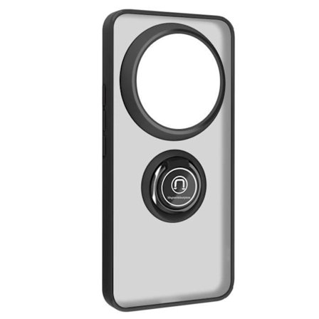 Fodral till Xiaomi 14 Ultra - AVIZAR - Metallringstödfunktion - Svart