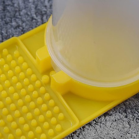 3 stk. Vandbeholder Multifunktionelt Biavl Udstyr Plast Gul Væskefodring