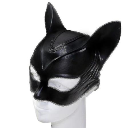 Kattmask Selina Kyle för kvinnor, Bruce Wayne-kostym, latex, elegant, vuxen, Halloween