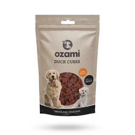 Ozami - Ozami Duck Cubes 100g - Matskål, hundgodis & tuggisar