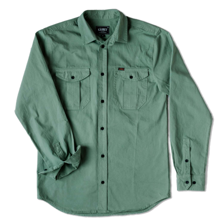 Kärret Work Shirt Bleek Green
