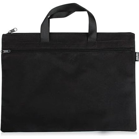 Toimistoasiakirjalaukku, miesten salkku, kannettava kansio A4-tiedosto Zippe