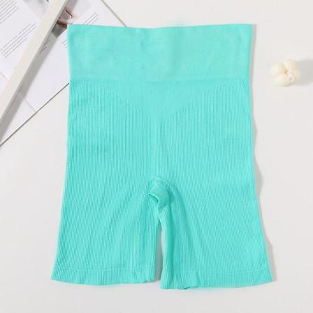 Sömlösa shorts med hög midja Kvinnor Hip Push Up Shorts Säkerhetsbyxor Fitness Boxer Trosa Magkontroll Underkläder Kalsonger Z M style3 mint