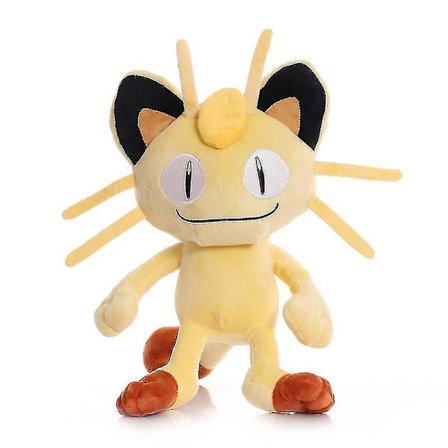 25cm Takara Tomy Meowth Plyschleksaker Docka Meowth Mjuka Gosedjur Plyschdockor Gåvor Till Barn Födelsedagspresenter