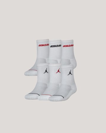 Nike Jordan JHB JORDAN LEGEND CREW 6PK Valkoinen Sukat/Sukkahousut Pojat - Kids Brand Store