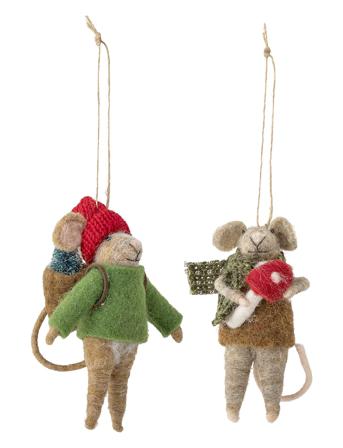 Peo Ornament Home Decoration Christmas Decoration Christmas Baubles & Tree Accessories Multi/mönstrad Bloomingville
