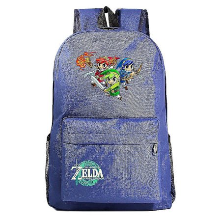 Zelda Kingdom Tryck Tears Of The Game Tonåring Skolväska - Unisex Casual Ryggsäck För Grund- Och Gymnasieskolor