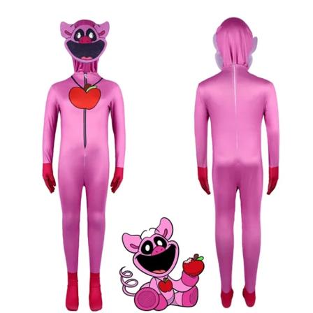 Cosplay Smiling Critters Kläder, PickyPiggy, DogDay, iptv Spanien Jumpsuit Halloween Karneval Party Klänning Upp Kostym För Barn Vuxna PickyPiggy 110