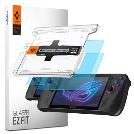 Spigen Glas.TR EZ Fit 2-pack härdat glas för Asus Rog Ally X - Transparent