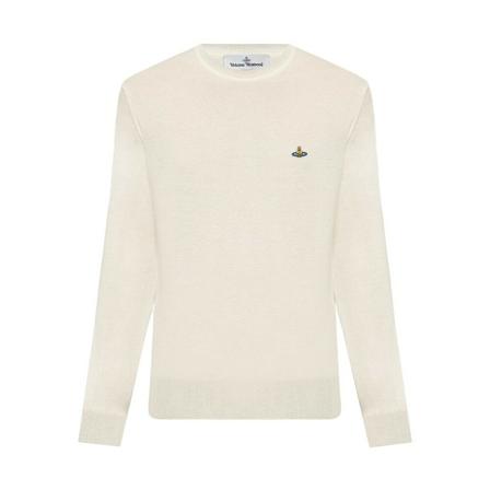 Vivienne Westwood Wool sweater with logo inbo, Herre