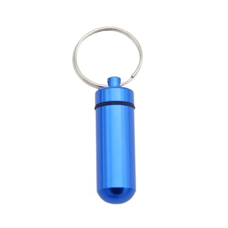 Bærbar pilleboks med stor kapasitet for reise, metall pilleboks, vanntett pilleboksbeholder, medisinsk flaske, ukentlig organizer