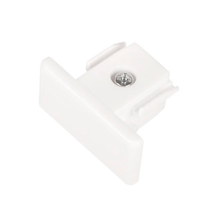 Hide-a-Lite LiteTrac Endestykke 1-faset, hvit, Belysning