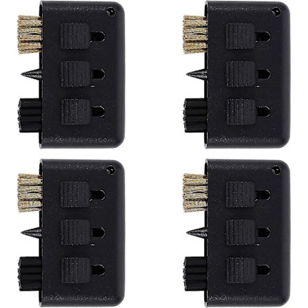 Golf-mailaharja Golfpallon puhdistusharja Uurrepuhdistaja Golfmailan pallon divot-sarja Taskupuhdistustyökalu Musta (4 kpl)