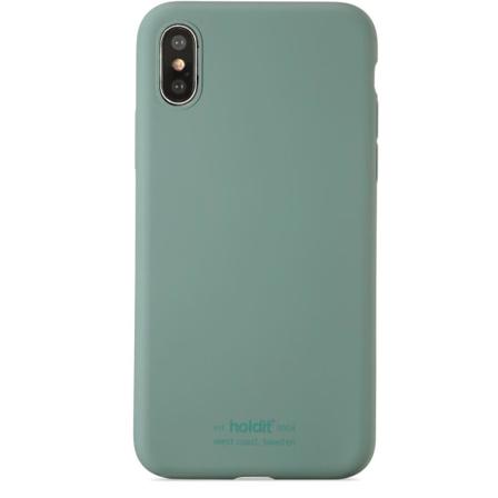 Holdit Silicone Skal Iphone X/xs - Moss Grön Grön