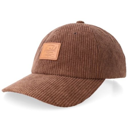 Herschel - Brun adjustable Keps - Sylas Corduroy Cap Potting Soil Adjustable @ Hatstore