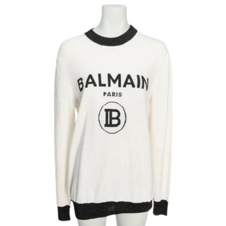 Balmain Pre-owned Pre-owned Stof toppe Hvid, Dame