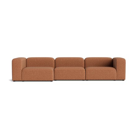 Milo XL chaiselong sofa, venstrevendt | 360cm - Puente Brun Terracotta - 360x130x72 - Sofa, chaiselong