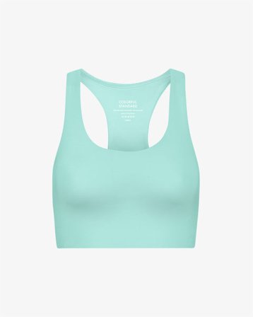 Active Cropped Bra - Teal Blue - Female - M