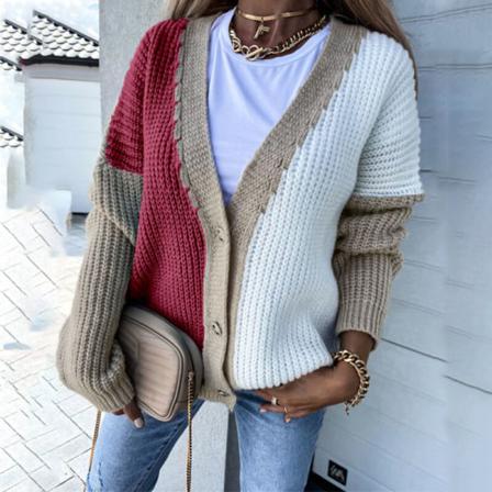 Dam Långärmad Koftatröja Med Öppen Front Ytterkläder