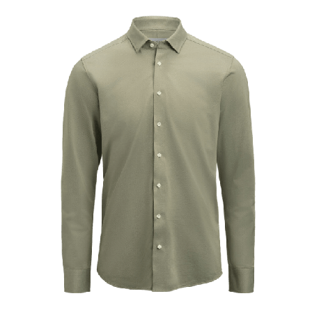 J.Harvest & Frost Yb57 King Knit Slim Skjortor Herr Grön M 39/40