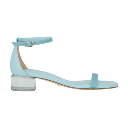 Stuart Weitzman, Flat Sandals Blauw, Dames, Maat:38 1/2 EU