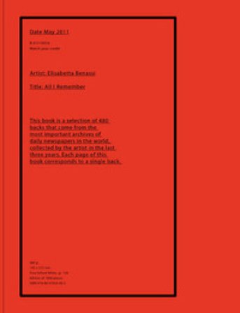 All I remember Elisabetta Benassi