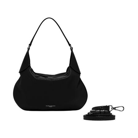Gianni Chiarini, Leather BAG Czarny, Kobieta, Rozmiar: ONE Size
