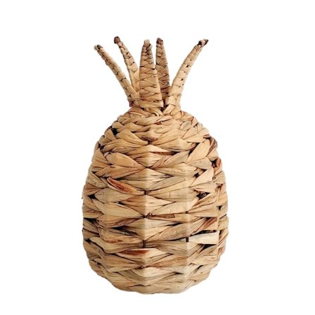 Søgræs Ananas Dekor, 20x20x30cm, Naturlig Finish