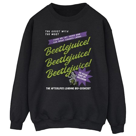 Beetlejuice Herr Make My Millenium Sweatshirt XL Svart
