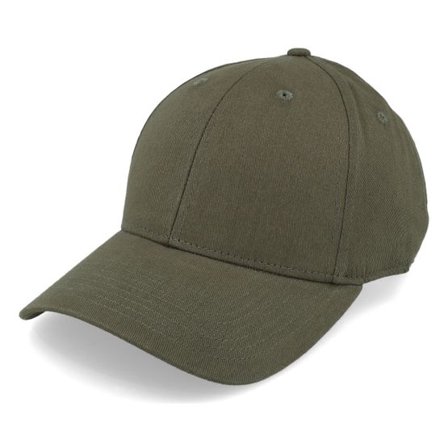 Equip - Grön adjustable Keps - Blank Olive Adjustable @ Hatstore