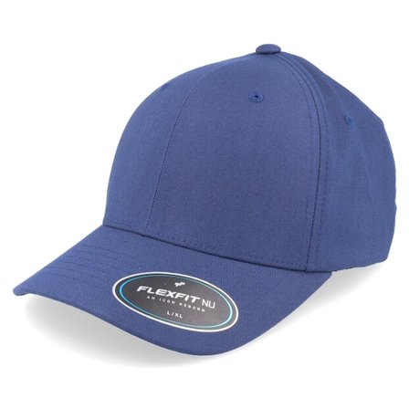 Flexfit - Blauw flexfit Cap - Navy NU @ Hatstore
